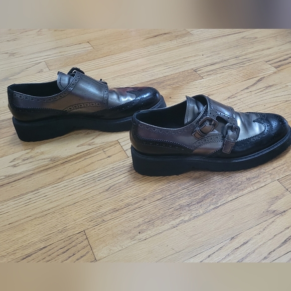 PRADA Two tone monk strap brogue/oxford - Picture 3 of 9